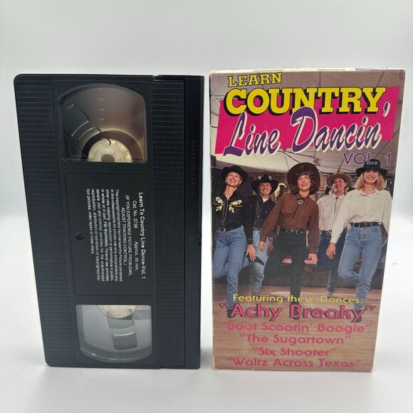 Learn Country Line Dancin Vol. 1 1992 VHS Tutorial NR - Picture 3 of 3